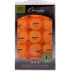 Champion Sports 3 Star Table Tennis Ball Pack – Tournament Size, Orange, Box of 38, 40mm Seamless, CTTA & ITTA Approved