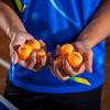 Champion Sports 3 Star Table Tennis Ball Pack – Tournament Size, Orange, Pack of 6, 40mm Seamless, CTTA & ITTA Approved