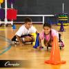 Champion Sports 7.5″ Diameter Flexible Saucer Field Cone for Athletics and Social Distancing, Assorted Color Set of 48