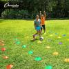 Champion Sports 7.5″ Diameter Flexible Saucer Field Cone for Athletics and Social Distancing, Purple