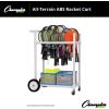 Champion Sports ATRCT Heavy Duty ABS Racket/Ball,Cart, 32.5 x 19 x 35-Inch, White