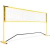 Champion Sports Adjustable Sport Net: Portable Sport Game Net for Volleyball, Tennis, Pickleball, and Badminton – Multiple Widths(Yellow (10’W x 63″H))