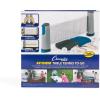 Champion Sports Anywhere Table Tennis: Ping Pong Paddles, Balls, and Portable Net & Post Set To Go, 10.1″L x 10.1″W x 3.2″H