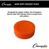 Champion Sports Lightweight Safe Soft Plastic Hockey Puck