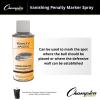 Champion Sports Penalty Marker Spray, 4 oz, White