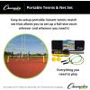 Champion Sports Portable Tennis Game: Racket, Ball and Net Set for 2 Players – 12 feet