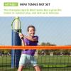Champion Sports Portable Tennis Net: 10 Foot Kids Mini Tennis Set & Athletic Equipment