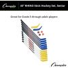 Champion Sports Rhino Stick Hockey Set – Durable ABS Sticks, Non-Marring Blades, Multiple Sizes – Complete Sets(Rhino Hockey Set – 43″)