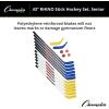 Champion Sports Rhino Stick Hockey Set – Durable ABS Sticks, Non-Marring Blades, Multiple Sizes – Complete Sets(Rhino Hockey Set – 43″)