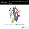Champion Sports Rhino Stick Hockey Set – Durable ABS Sticks, Non-Marring Blades, Multiple Sizes – Complete Sets(Rhino Hockey Set – 47″)