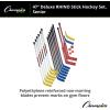 Champion Sports Rhino Stick Hockey Set – Durable ABS Sticks, Non-Marring Blades, Multiple Sizes – Complete Sets(Rhino Hockey Set – 47″)
