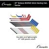 Champion Sports Rhino Stick Hockey Set – Durable ABS Sticks, Non-Marring Blades, Multiple Sizes – Complete Sets(Rhino Hockey Set – 47″)
