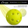 Champion Sports Roto Molded Outdoor Pickleball Ball Set(Recreational Indoor (Seamless))