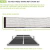 Champion Sports Table Tennis Net & Post Set, 1/2″