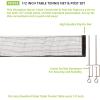 Champion Sports Table Tennis Net & Post Set, 1/2″