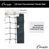 Champion Sports3.6 mm Tournament Tennis Net(Black)