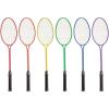 Champion Sports 26″ Twin Shaft Badminton Racket with Braided Nylon Strings (Set of 6) – Multiple Colors – For All Skill Levels