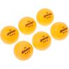 Champion Sports 3 Star Table Tennis Ball Pack – Tournament Size, Orange, Pack of 6, 40mm Seamless, CTTA & ITTA Approved