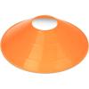 Champion Sports 7.5″ Diameter Flexible Saucer Field Cone for Athletics and Social Distancing, Orange