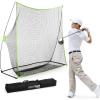 Champion Sports Rhino Flex Golf Net – 7′ x 7′ Practice Net with Target for Enhanced Precision