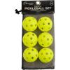 Champion Sports Roto Molded Outdoor Pickleball Ball Set(Recreational Indoor (Seamless))