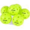 Champion Sports Roto Molded Outdoor Pickleball Ball Set(Tournament Indoor (USAPA Approved – Welded Seams))