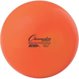 Champion Sports Field Hockey Balls, Regulation Size, 12-Pk, 2.75” Each – NFHS-Approved Sports Hockey Ball Set for Fields, Grass, Turf – High Visibility in Multiple Colors(Orange (Pack of 12))