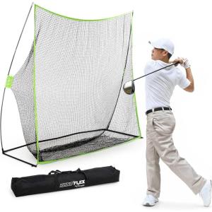 Champion Sports Rhino Flex Golf Net – 7′ x 7′ Practice Net with Target for Enhanced Precision