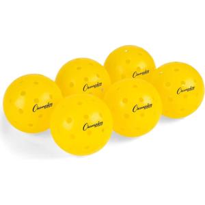 Champion Sports Roto Molded Outdoor Pickleball Ball Set(Tournament Outdoor (USAPA Approved – Seamless))
