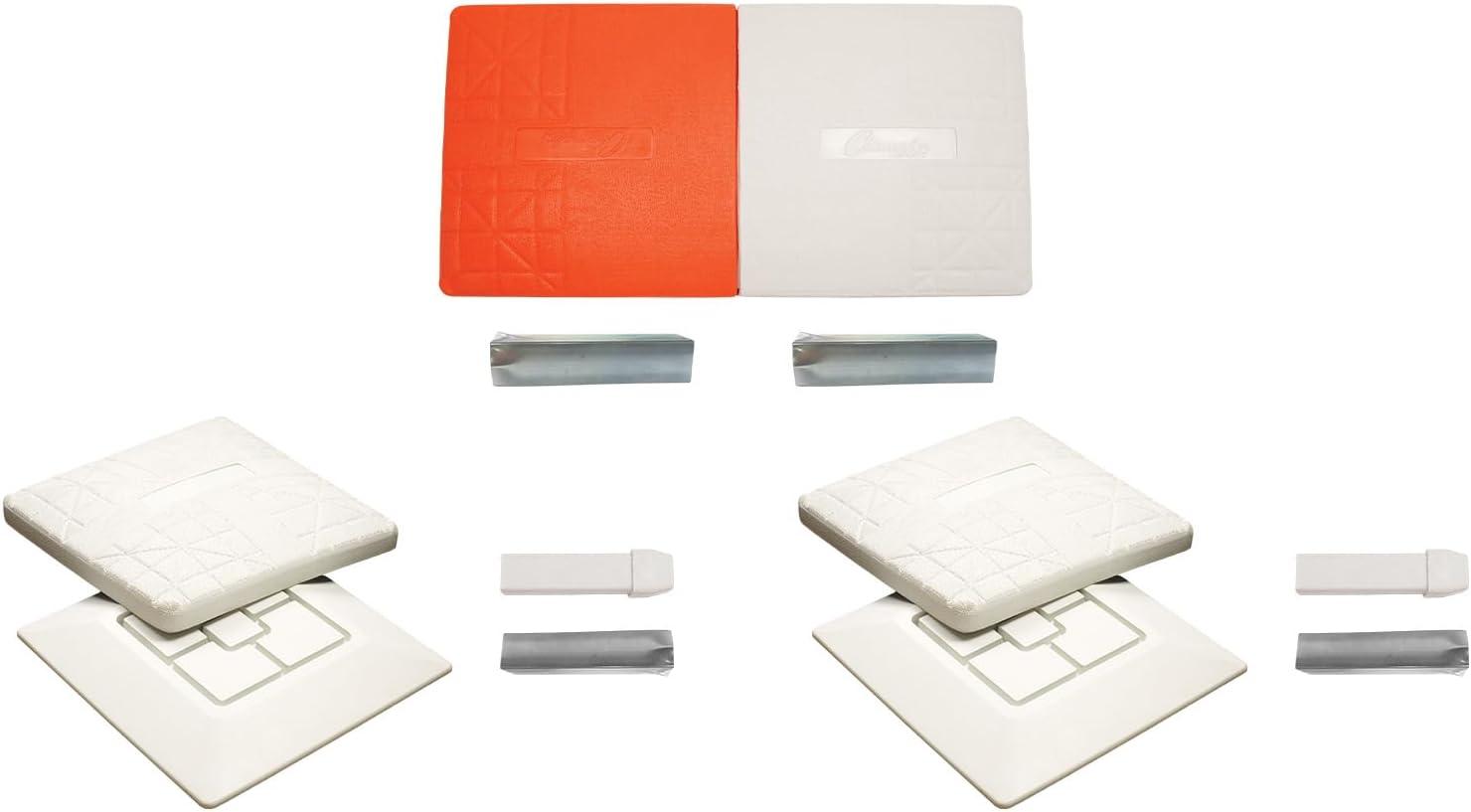 image:imageChampion Sports Recreational Safety Breakaway Baseball Base Set with Breakway Double First Base Release On Impact Safety Base Set