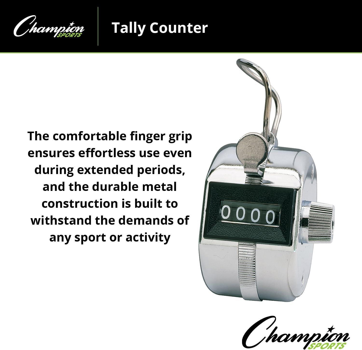 image:imageChampion Sports Steel Tally and Pitch Counter with Instant Reset and Four Digit Display