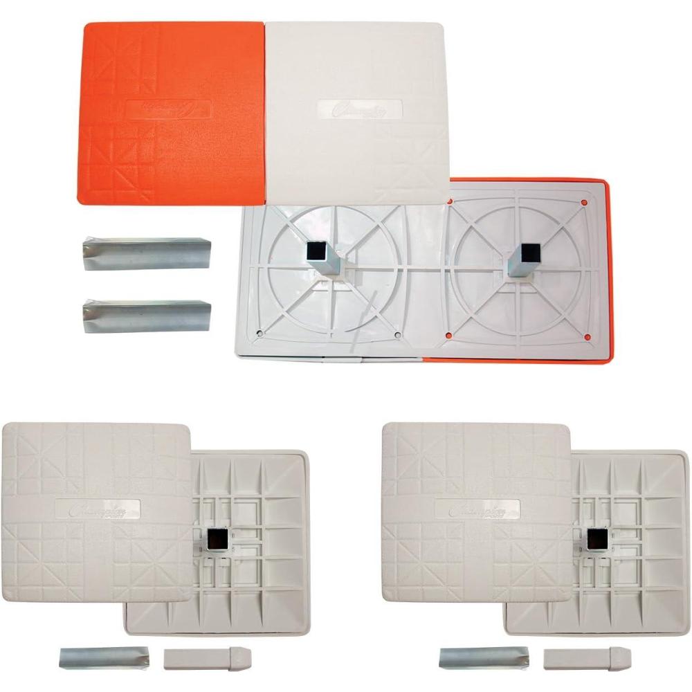image:imageChampion Sports Recreational Safety Breakaway Baseball Base Set with Breakway Double First Base Release On Impact Safety Base Set