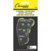 Champion Sports 4 Wheel Plastic Baseball Umpire Count Indicator – Call Order Strikes, Balls, Outs and Innings – Black with Optic Yellow