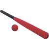 Champion Sports Foam Covered Bat and Ball(RED)
