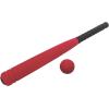 Champion Sports Foam Covered Bat and Ball(RED)