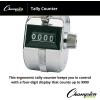 Champion Sports Steel Tally and Pitch Counter with Instant Reset and Four Digit Display