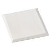 Champion Sports Waffle Bottom Base – Molded Rubber, Suction Bottom Base,White