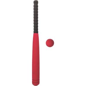 Champion Sports Foam Covered Bat and Ball(RED)