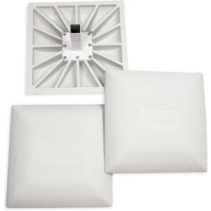 Champion Sports Hollywood Type Safety Baseball Base Set – Beveled Base Corners – Solid One Piece Construction – Ideal for Baseball and Softball – Set of 3 – Ground Anchors Not Included