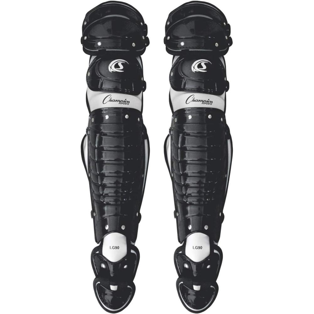 image:imageChampion Sports 165L Pro Adult Triple Knee Full Wing Shin Guards with Wraparound Padding and Removable Second Toe Adult Size