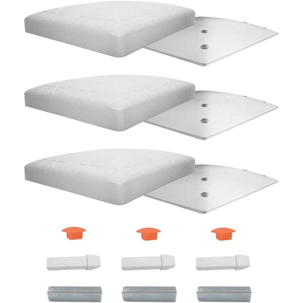 image:imageChampion Sports Official Size Safety Breakaway Baseball Base Set Quick Release Baseball Base Set