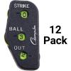 Champion Sports 3 Wheel Plastic Baseball Umpire Count Indicator – Counts Strikes, Balls and Outs