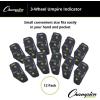 Champion Sports 3 Wheel Plastic Baseball Umpire Count Indicator – Counts Strikes, Balls and Outs