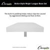 Champion Sports Bolco Style Major League Set of 3 Baseball Bases (15″ x 15” x 3”)