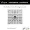 Champion Sports Bolco Style Major League Set of 3 Baseball Bases (15″ x 15” x 3”)