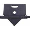 Champion Sports Deluxe Batting Tee – Mounted on Official Home Plate, Adjustable Telescopic Molded Rubber Tee, Multiple Style Options – Singles & Sets Available(1 Position)