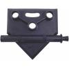 Champion Sports Deluxe Batting Tee – Mounted on Official Home Plate, Adjustable Telescopic Molded Rubber Tee, Multiple Style Options – Singles & Sets Available(3 Position)