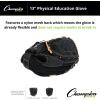Champion Sports Exceptional Comfort Grip Left-Handed Glove – Triple Bar Open Web with Fastback Design – Deep-Set Pocket, Adjustable Wrist Strap with Velcro® Closure – Adult XL – H.S.