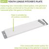 Champion Sports Heavy Duty Rubber Pitcher’s Plate – All- Weather Youth Size Pitcher’s Plate