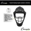 Champion Sports Hockey Style Catcher’s Helmet Mask – Adult/Youth Sizes – High-Impact ABS Construction Catcher’s Mask – Ventilation Holes – Foam Liner – Adjustable – Reinforced Cage – NOCSAE® and SEI